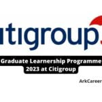 Graduate Learnership Programme 2023 at Citigroup