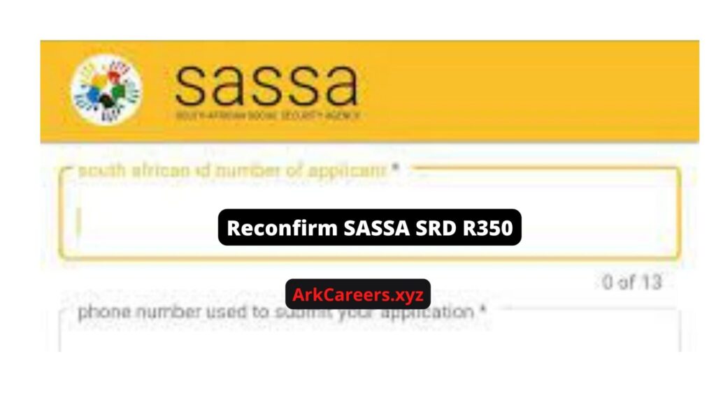 where to reconfirm sassa srd