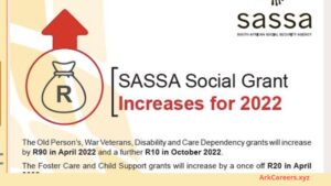 sassa grant increase 2022